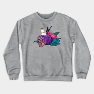 DND dice and flowers Crewneck Sweatshirt